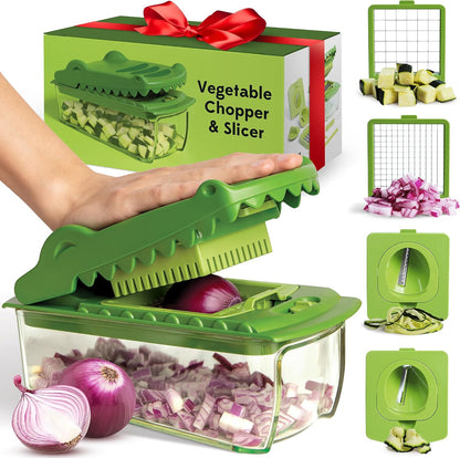 X OTOTO Croc Chop - Vegetable Chopper & Spiralizer