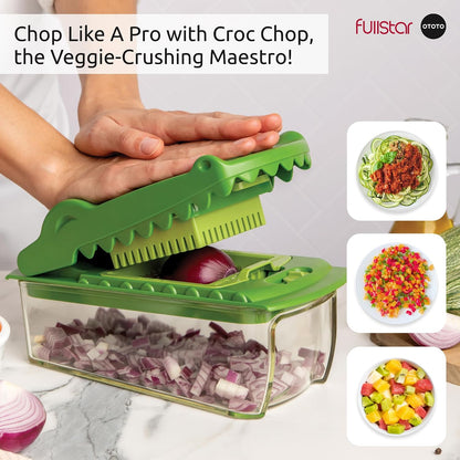 X OTOTO Croc Chop - Vegetable Chopper & Spiralizer