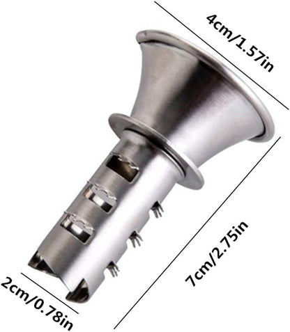 Stainless Steel Manual Lemon Juicer Squeezer Reamer, Hand Held Citrus Juicer and Orange Pourer