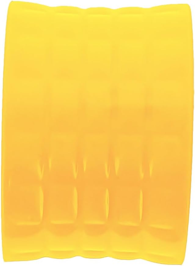 SE Stainless Steel Corn Cob Peeler with Sharp Serrations and Textured Grip - Yellow - CCP32