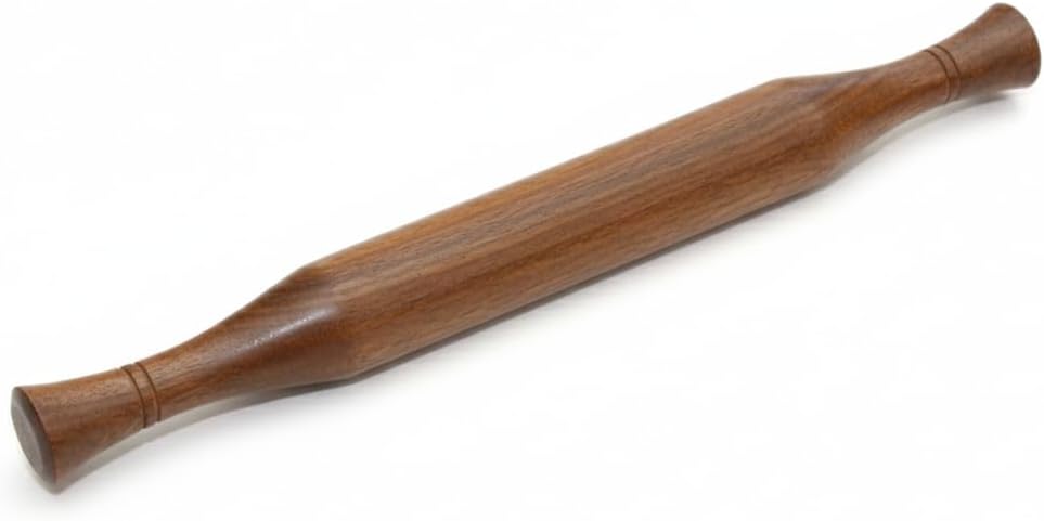 Wooden Rolling Pin Belan for Kitchen Chapati Chapati Roller Papad Wooden Rolling Pin Roller (Brown_14inch)