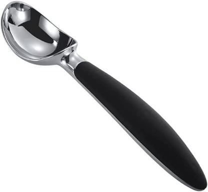Non-Slip Handle Ice Cream Scoop, 6.7 Inch Zinc Alloy Ice Cream Spoon, Ice Cream Dipper for Dessert, Gelatos, Frozen Yogurt, Watermelon Fruit Melon Baller