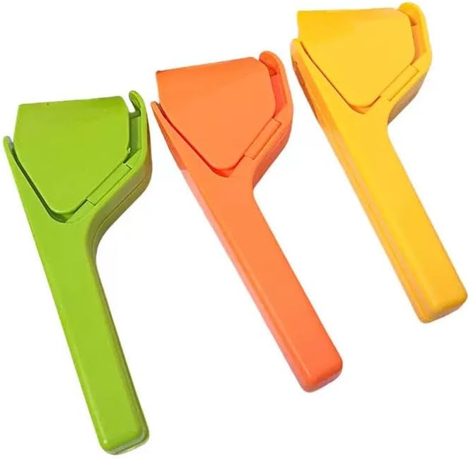 Lemon Squeezer, Effortless Manual Flat Lime Juicer Squeezer, Fold-Flat Citrus Juicer, Hand Citrus Press, Sturdy Flat Manual Lemon Juicer, Suits Lime & Lemon (Yellow)