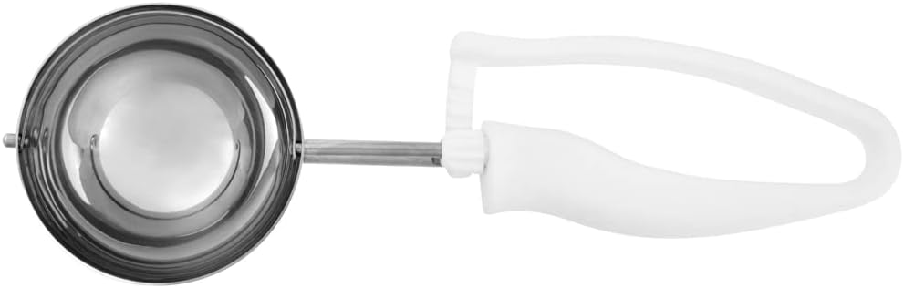 Restaurantware Ice Cream Scoop 1 Case 3.75 oz Stainless Steel Portioner Commercial Kitchen Tool Comfortable Grip Dishwasher-Safe Ambidextrous Handle