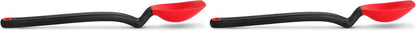 Dreamfarm Mini Supoon Non-Stick Sit-Up Silicone Scraping Cooking Spoon, Jar Scraper Measures 5ml Tsp - 8" Yellow