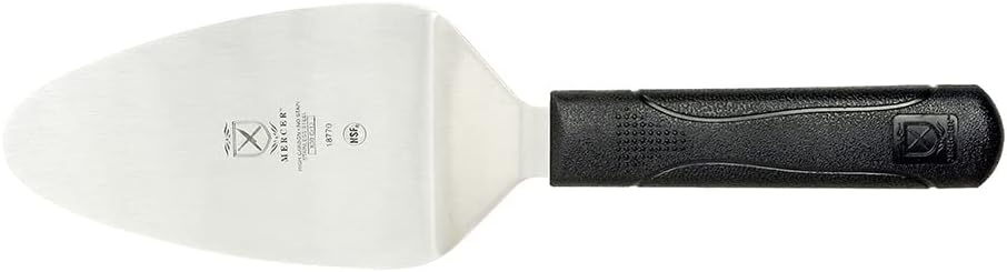 Mercer Culinary Millennia Bench Scraper, 5 7/8 Inch X 3 1/2 Inch Blade, Black Handle