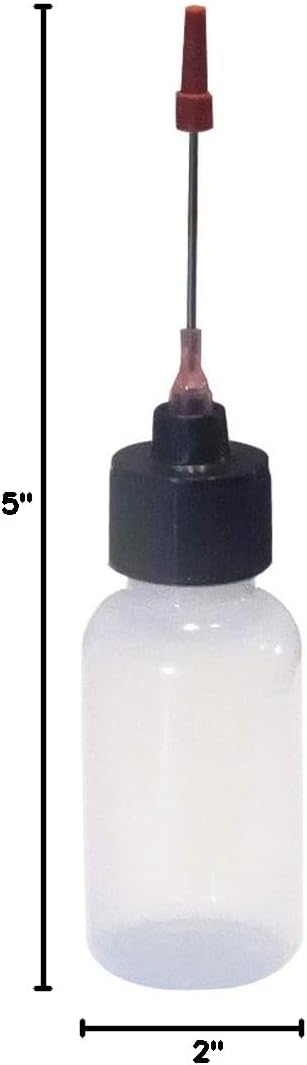 Liberty Products 2-1oz Plastic Squeeze Bottles 1.5" Stainless Applicators
