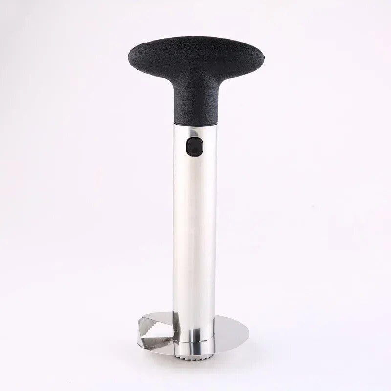 pineapple stainless steel multifunctional peeler & corer yellow