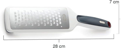 Zyliss All Cheese Acid Etched Rotary Grater with Fine and Coarse Drums, 1-Pack, White