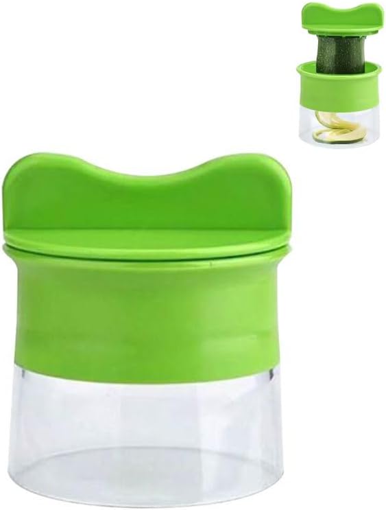 Handheld Vegetable Spiralizer, Multi-Function Veggie Spiral Cutter for Fruits & Veggies, Kitchen Tool
