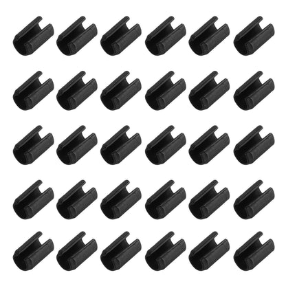 25Pcs Slotted Split Roll Pins 1/2 Inch(12mm) Dia. 1-2/5 Inch(35mm) Length 65Mn Steel Spring Tension Expansion Dowels for Secure Fastening, Black - Colors B