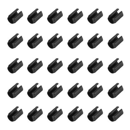 25Pcs Slotted Split Roll Pins 1/2 Inch(12mm) Dia. 1-2/5 Inch(35mm) Length 65Mn Steel Spring Tension Expansion Dowels for Secure Fastening, Black - Colors B