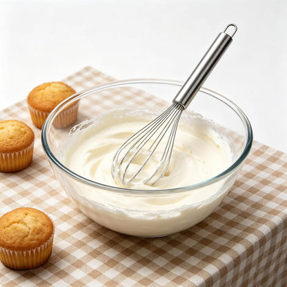 Stainless Steel Whisk Set, 3 Sizes (8", 10", 12") Kitchen Whisks for Cooking, Balloon Wire Whisk for Mixing, Whisking, Beating, Blending, Egg Beater, Baking, Whipping Cream, Frothing Milk