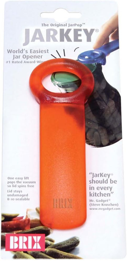 Original Easy Jar Key Opener, Frosted Yellow, Vacuum-Seal Release Tool For Stubborn Lids, Arthritis And Carpal Tunnel Aid