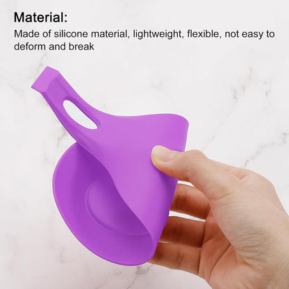 Silicone Spoon Rest, 7.68" x 3.74" Heat Resistant Kitchen Utensil Holder Spatula Ladle Rest for Counter Stove Top, Black 8Pcs