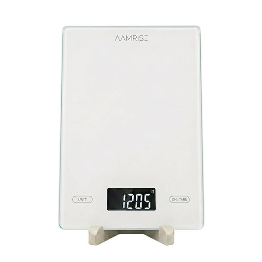 Extra Large Food Scale Grams and Ounces - Digital Food Scale with Countertop Stand – Tempered Glass Kitchen Scales with Backlit LCD, Multiple Units – 33LB/15KG Capacity and Auto Off Function