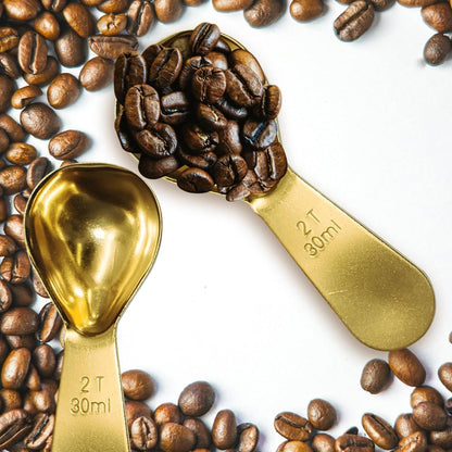 1 Pack Coffee Scoop, 2 Tablespoon, Stainless Steel Measuring Spoons for Ground Coffee, Sugar, Protein Powder, Tea Leaves (1, Silver, 30 ml)