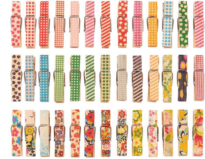 Sturdy 1 Inch Mini Wooden Craft Clothespins 100pcs