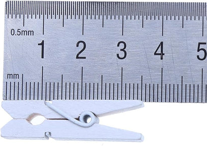 Sturdy 1 Inch Mini Wooden Craft Clothespins 100pcs
