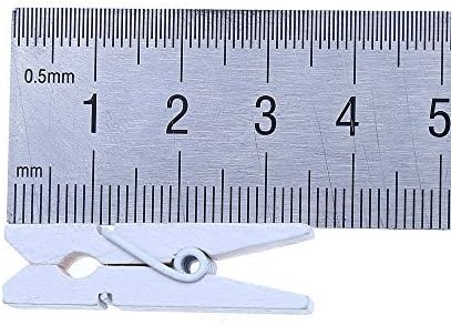 Sturdy 1 Inch Mini Wooden Craft Clothespins 100pcs