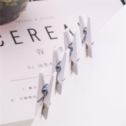 Sturdy 1 Inch Mini Wooden Craft Clothespins 100pcs