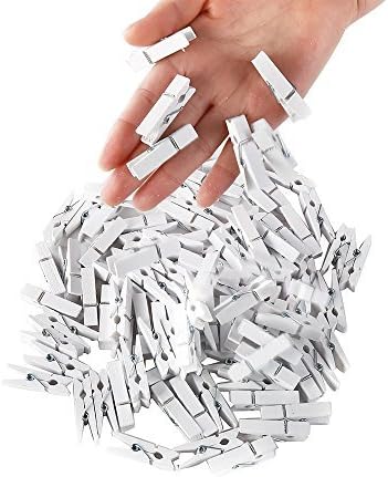 Sturdy 1 Inch Mini Wooden Craft Clothespins 100pcs