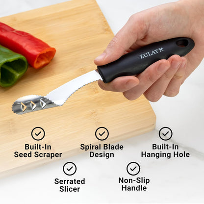 Stainless Steel Jalapeno Corer & Seed Remover