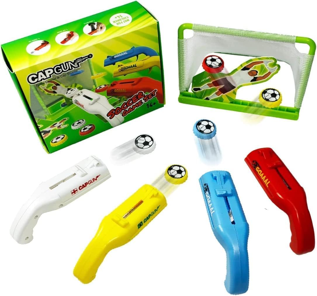 4-piece World Cup creative bottle opener, unique Christmas gift, creative bottle opener for parties, games, family gatherings, outdoor barbecues