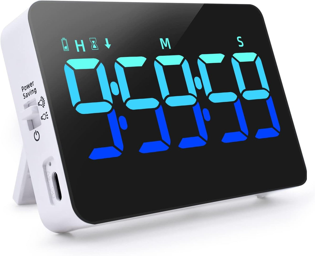 Kitchen Digital Timer, Count Down Up, Rechargeable, Vibration Mode