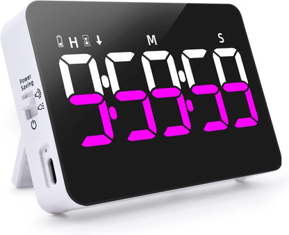 Kitchen Digital Timer, Count Down Up, Rechargeable, Vibration Mode
