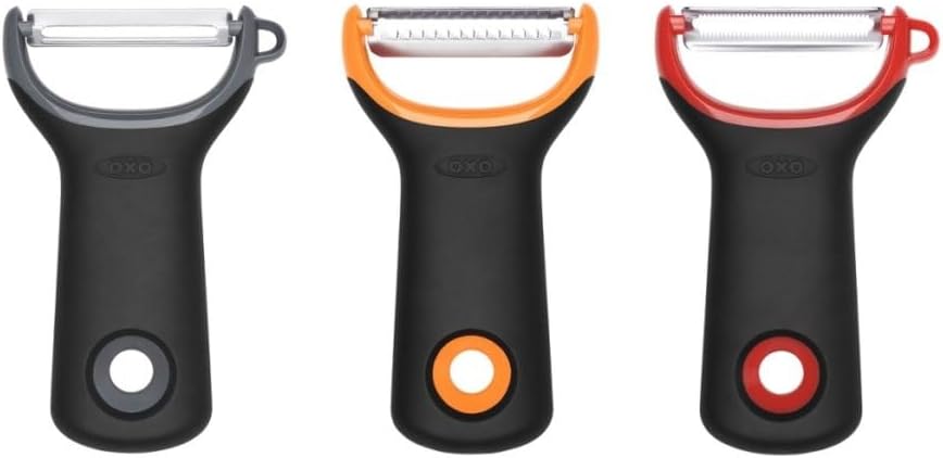 Good Grips 3 Piece Y-Prep Peeler Set