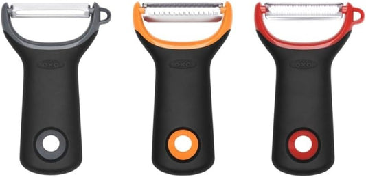 Good Grips 3 Piece Y-Prep Peeler Set