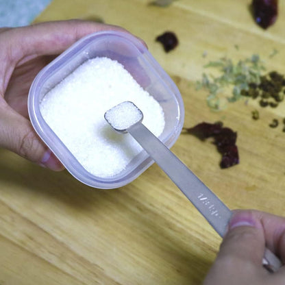 Mini Measuring Spoon Set, Square Head Small Teaspoon for Tiny Measurement