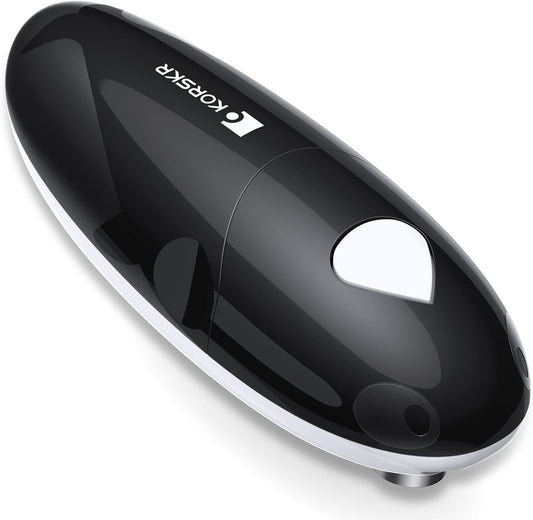 Electric Can Opener, Automatic Can Opener, Suitable for Any Size Cans | Battery Powered, Hands Free, Smooth Edge, Can Opener for Seniors is an Ideal Kitchen Gadget for Women and Left Handed People