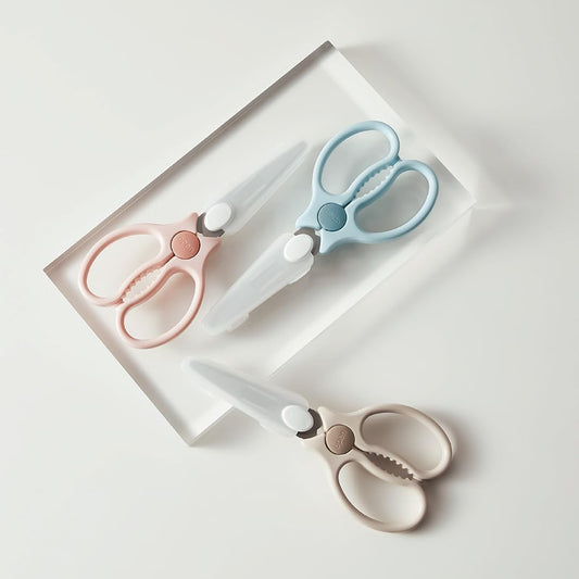 Premium Portable Safety Food Scissors (Blue)