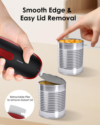Ultrablde (Basic Version）_Rechargeable Electric Can Openers for Kitchen for Seniors with Arthritis- USB Battery Can Opener for Any Size Can - Smooth Edge, Handsfree, Wall Mountable Opener