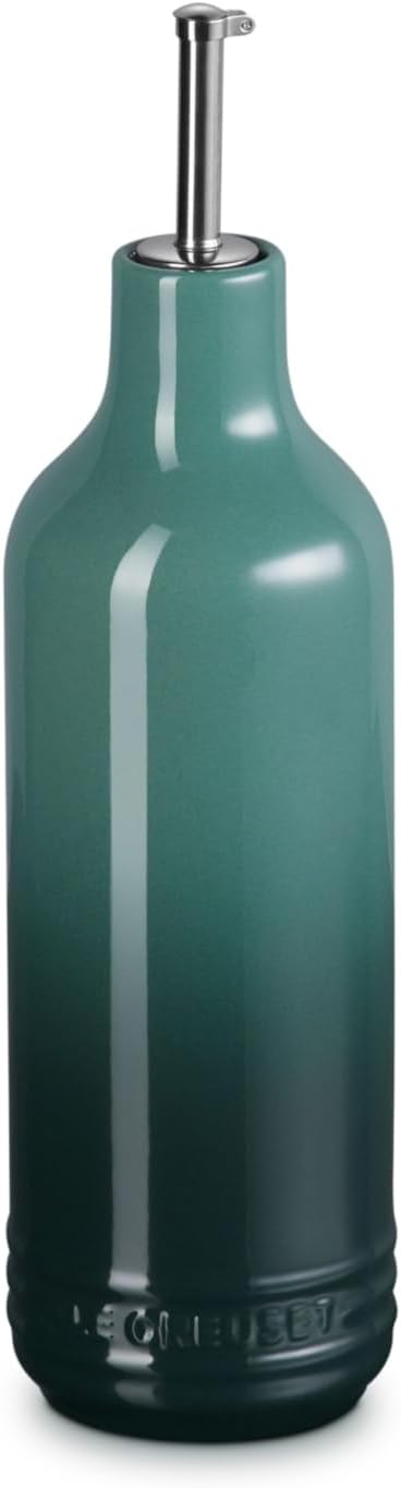 Le Creuest Stoneware Signature Oil Cruet, 20 oz., Artichaut | Stoneware