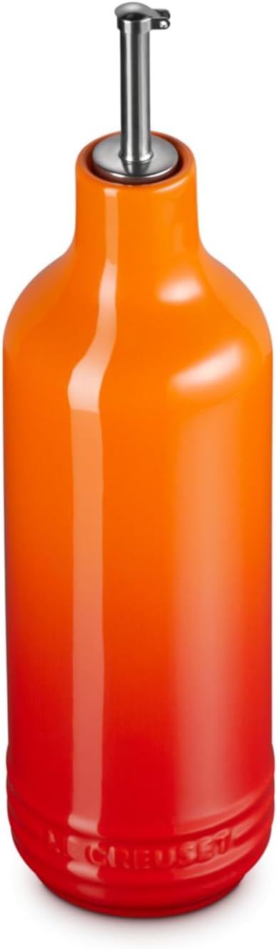 Le Creuest Stoneware Signature Oil Cruet, 20 oz., Artichaut | Stoneware