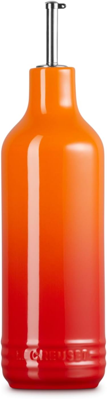 Le Creuest Stoneware Signature Oil Cruet, 20 oz., Artichaut | Stoneware
