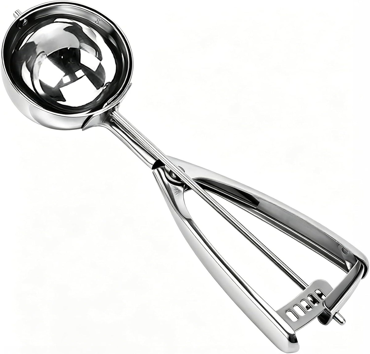 2 teaspoon Cookie Scoop, Size #100/2 tsp, Melon Baller Scoop, 1.18 inch/ 30 MM Ball, 18/8 Stainless Steel Mini Ice Cream Scoop, Secondary Polishing