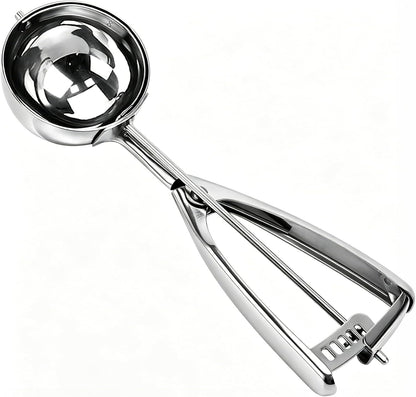 2 teaspoon Cookie Scoop, Size #100/2 tsp, Melon Baller Scoop, 1.18 inch/ 30 MM Ball, 18/8 Stainless Steel Mini Ice Cream Scoop, Secondary Polishing