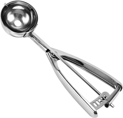 2 teaspoon Cookie Scoop, Size #100/2 tsp, Melon Baller Scoop, 1.18 inch/ 30 MM Ball, 18/8 Stainless Steel Mini Ice Cream Scoop, Secondary Polishing