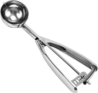 2 teaspoon Cookie Scoop, Size #100/2 tsp, Melon Baller Scoop, 1.18 inch/ 30 MM Ball, 18/8 Stainless Steel Mini Ice Cream Scoop, Secondary Polishing