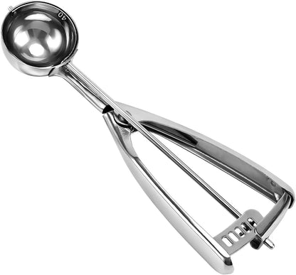 2 teaspoon Cookie Scoop, Size #100/2 tsp, Melon Baller Scoop, 1.18 inch/ 30 MM Ball, 18/8 Stainless Steel Mini Ice Cream Scoop, Secondary Polishing