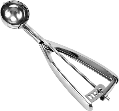 2 teaspoon Cookie Scoop, Size #100/2 tsp, Melon Baller Scoop, 1.18 inch/ 30 MM Ball, 18/8 Stainless Steel Mini Ice Cream Scoop, Secondary Polishing