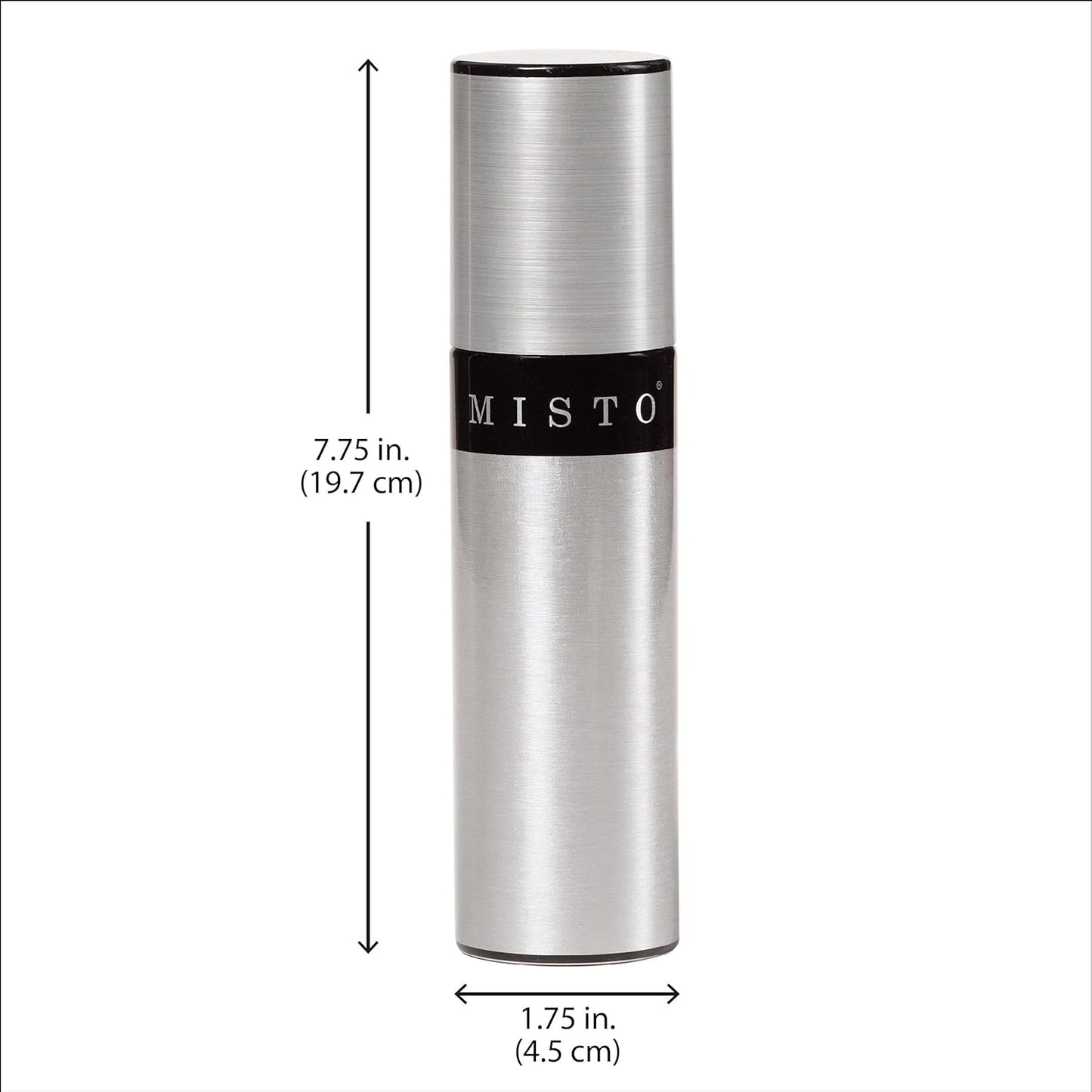 Gourmet Olive Oil Sprayer Set of 2 Aluminum Bottles - Refillable Pump Mister for Cooking, Salads, Grilling - 3.2 oz Each, No Propellants