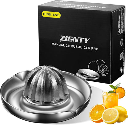 Lemon Squeezer Stainless Steel,Ultra Heavy Duty Manual Citrus Juicer