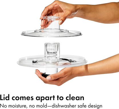 Good Grips 6.22 Qt Salad Spinner, Vegetable Washer with Bowl & Strainer