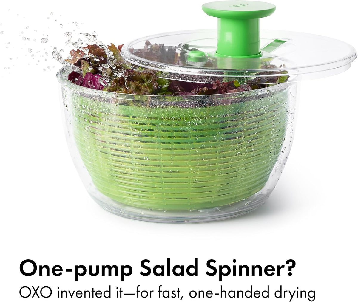 Good Grips 6.22 Qt Salad Spinner, Vegetable Washer with Bowl & Strainer