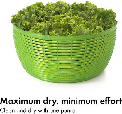 Good Grips 6.22 Qt Salad Spinner, Vegetable Washer with Bowl & Strainer